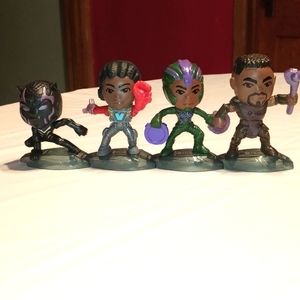 Black Panther Wakanda  forever  MacDonald toys lot of 4